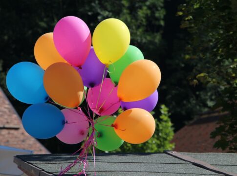 balloons, to dye, celebration