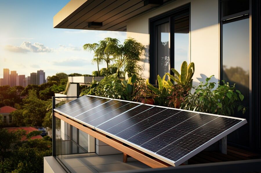 balcony power station, solar system, photovoltaic